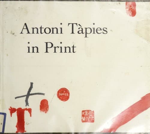Cover image for Antoni Tàpies in print