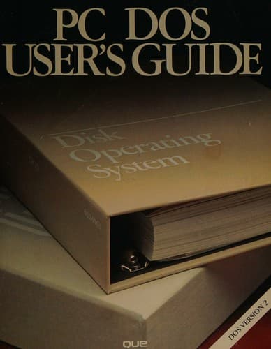 Cover image for PC DOS Userʼs Guide