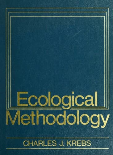 Cover image for Ecological methodology