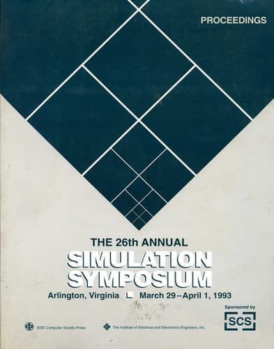 Cover image for 26th Annual Simulation Symposium