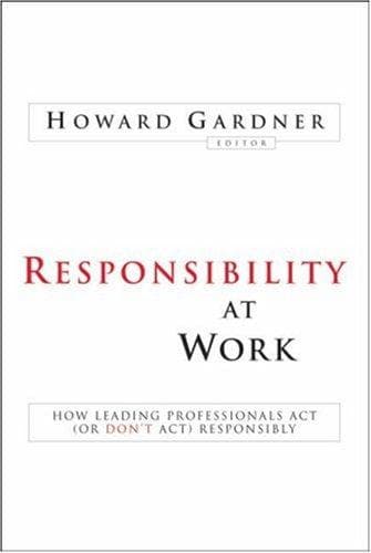 Cover image for Responsibility at Work