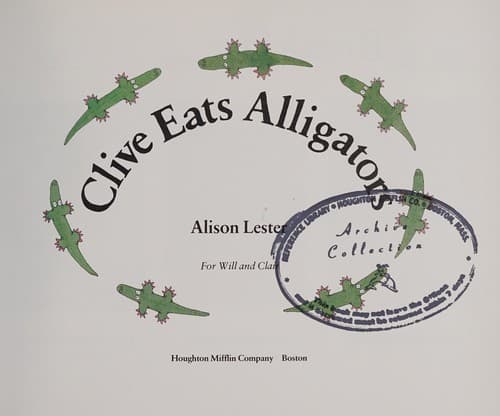 Cover image for Clive eats alligators