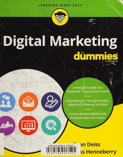 Cover image for Digital marketing for dummies