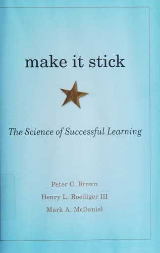 Cover image for Make It Stick