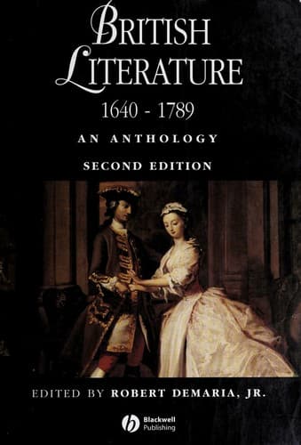 Cover image for British literature, 1640-1789