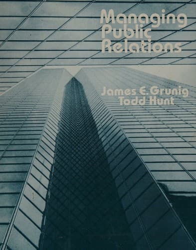 Cover image for Managing public relations