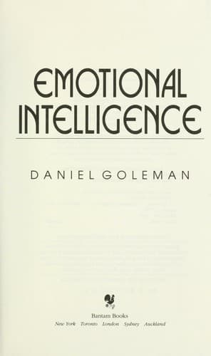 Cover image for Emotional intelligence