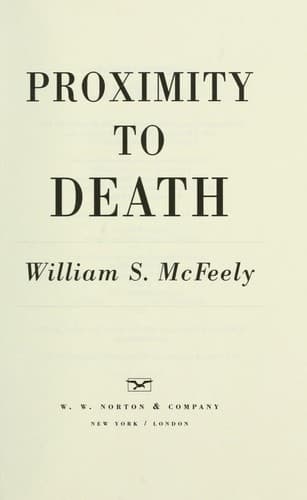 Cover image for Proximity to Death