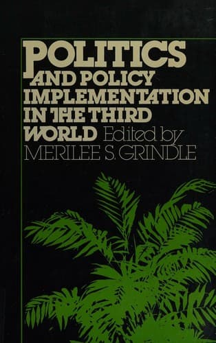 Cover image for Politics and policy implementation in the Third World