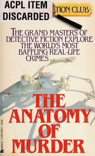 Cover image for The Anatomy of murder