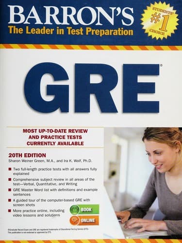 Cover image for Barron's GRE