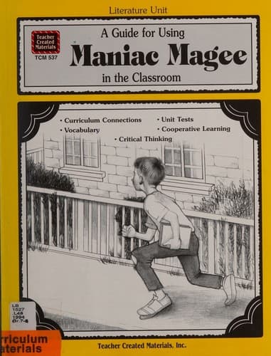 Cover image for A Guide for Using Maniac Magee in the Classroom