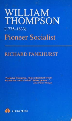 Cover image for William Thompson Pioneer Socialist