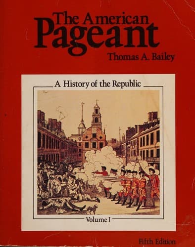 Cover image for The American Pageant, Volume I