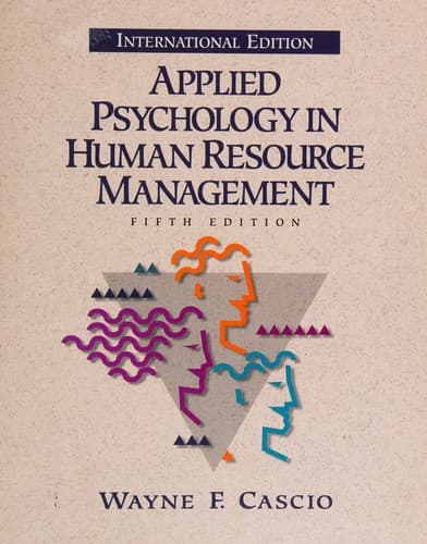 Cover image for Applied psychology in human resource management