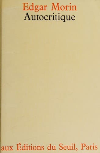 Cover image for Autocritique.
