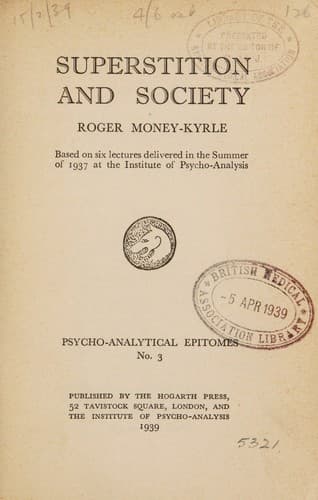 Superstition and society