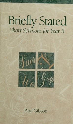 Cover image for Briefly stated
