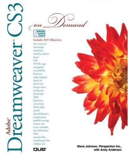 Cover image for Adobe Dreamweaver CS3 On Demand