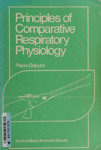 Cover image for Principles of comparative respiratory physiology