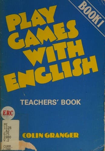 Cover image for Play games with English