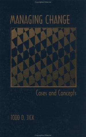 Cover image for Managing change
