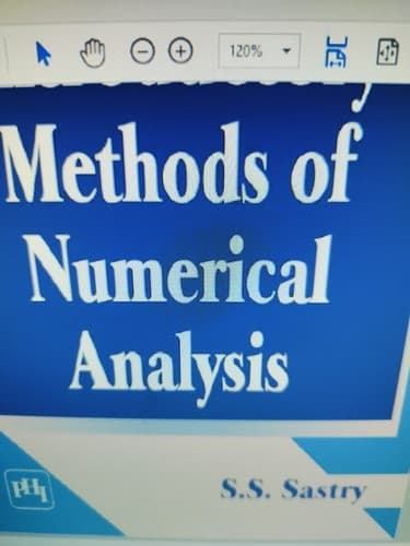Cover image for Introductory methods of numerical analysis