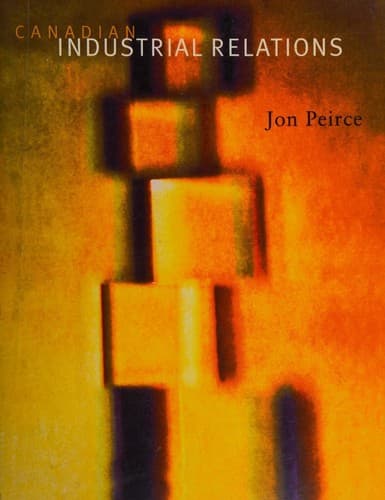 Cover image for Canadian industrial relations