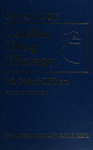 Cover image for Cardiac drug therapy