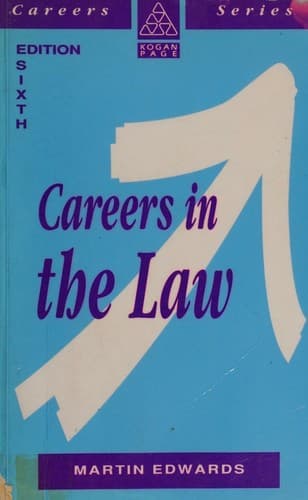Cover image for Careers in the law.
