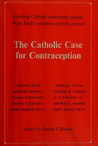 Cover image for The Catholic case for contraception