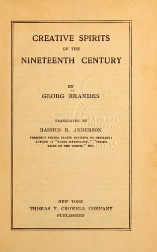Cover image for Creative spirits of the nineteenth century