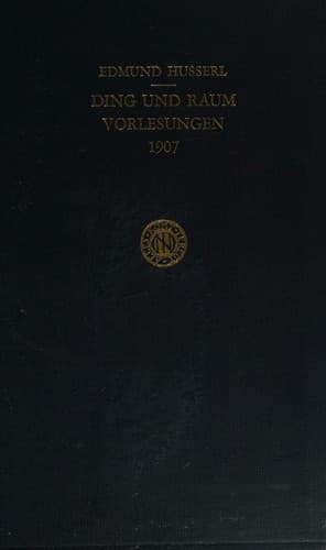 Cover image for Ding und Raum