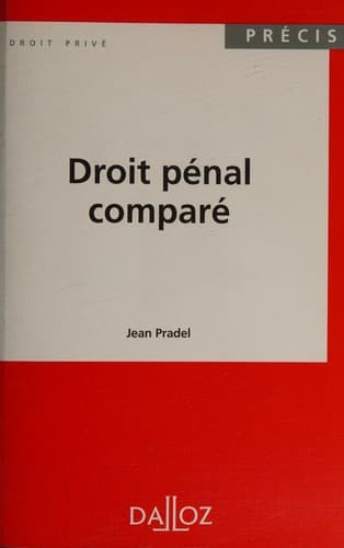 Cover image for Droit pénal comparé