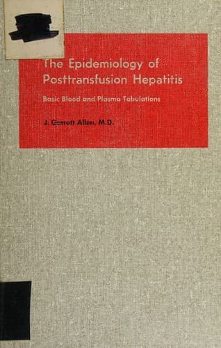 The epidemiology of posttransfusion hepatitis