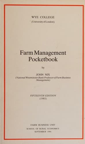 Cover image for Farm management pocket-book