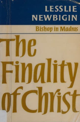 Cover image for The finality of Christ