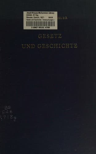 Gesetz und Geschichte