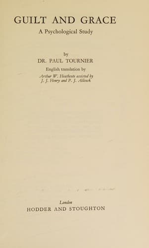Cover image for Guilt and grace