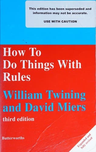 Cover image for How to do things with rules