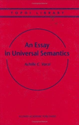 Cover image for An Essay in Universal Semantics (Topoi Library)