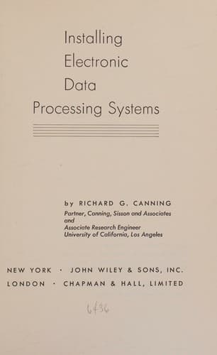 Installing electronic data processing systems
