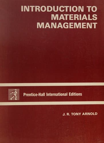 Cover image for Introduction to materials management