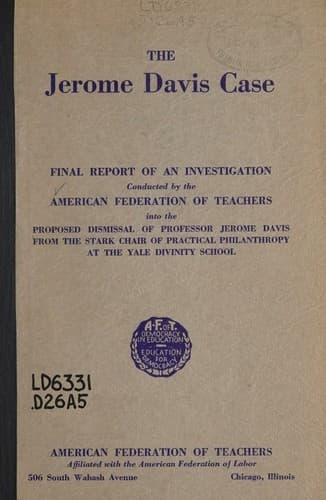 The Jerome Davis case