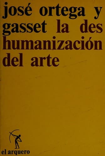 Cover image for La deshumanización del arte