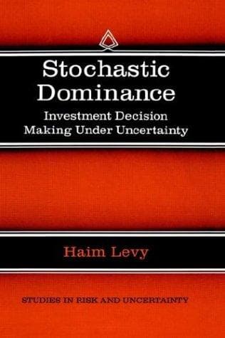 Cover image for Stochastic dominance