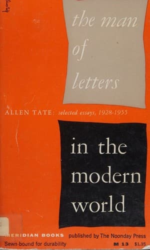 The Man of Letters in the Modern World