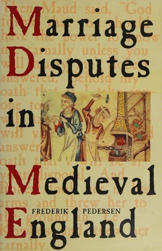 Cover image for Marriage disputes in medieval England