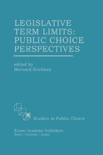 Cover image for Legislative term limits