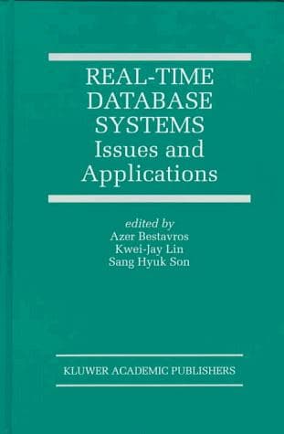 Cover image for Real-Time Database Systems